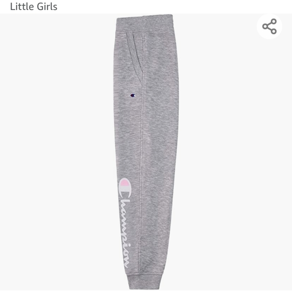 NWT GIRLS CHAMPION SWEATPANTS - Picture 3 of 7